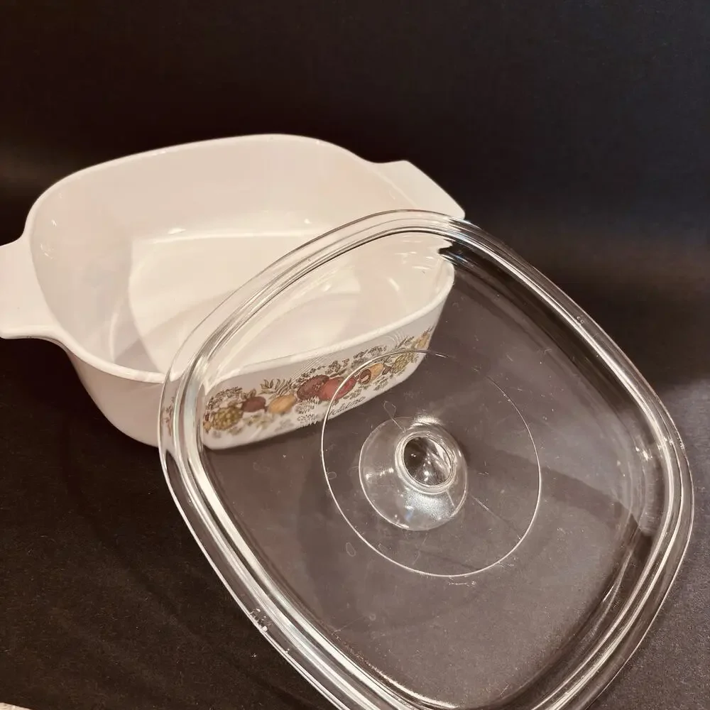 Vintage Corning Ware Spice of Life La Marjolaine A-2-B 2 Qt w/Pyrex Lid